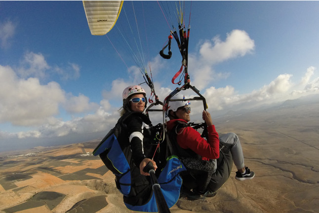 Vuelo en Parapente Biplaza (Lanzarote)