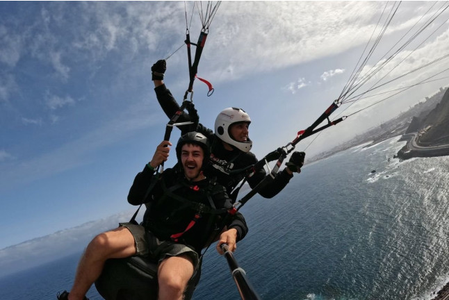 Vuelo en Parapente Biplaza en Los Giles con Fotos (Las Palmas, Gran Canaria)