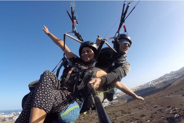 Vuelo en Parapente Biplaza en Los Giles con Fotos (Las Palmas, Gran Canaria)
