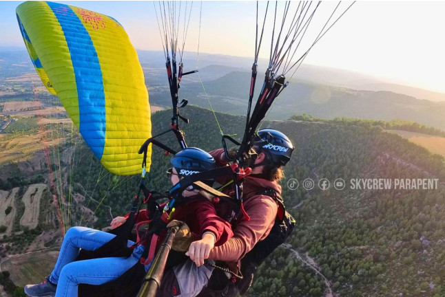 Vuelo en Parapente (Ódena, Barcelona)