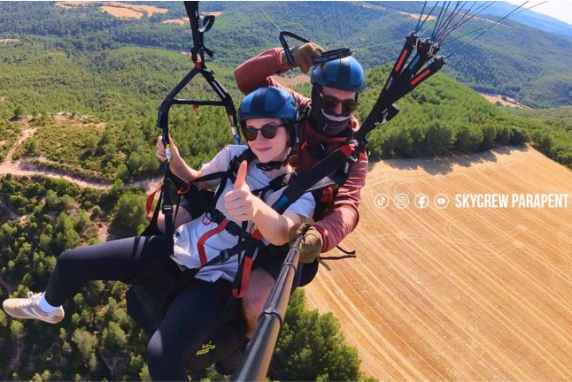 Vuelo en Parapente (Ódena, Barcelona)