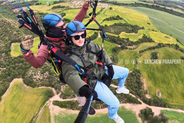Vuelo en Parapente (Ódena, Barcelona)