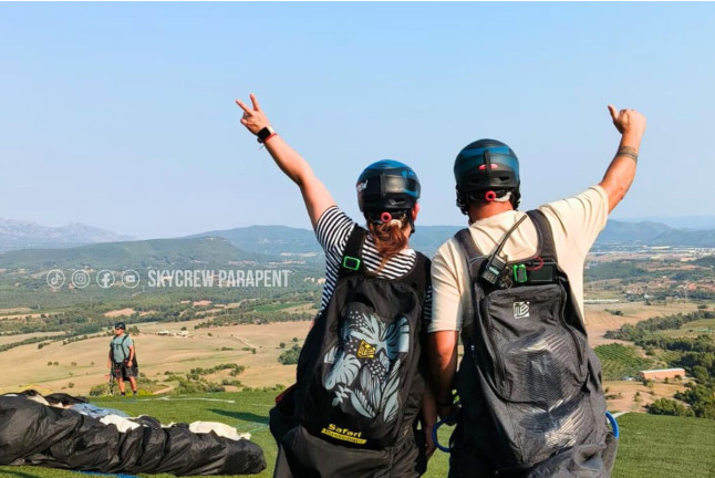 Vuelo en Parapente (Ódena, Barcelona)