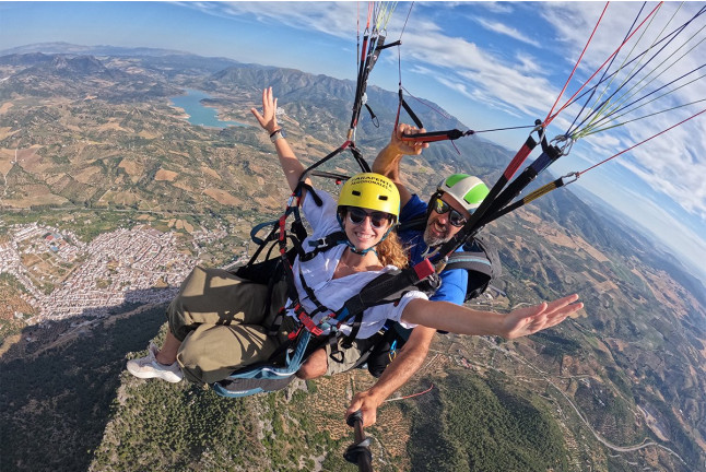 Vuelo Simultáneo en Parapente con Opción a Fotos y Vídeos en HD (Algodonales, Cádiz)