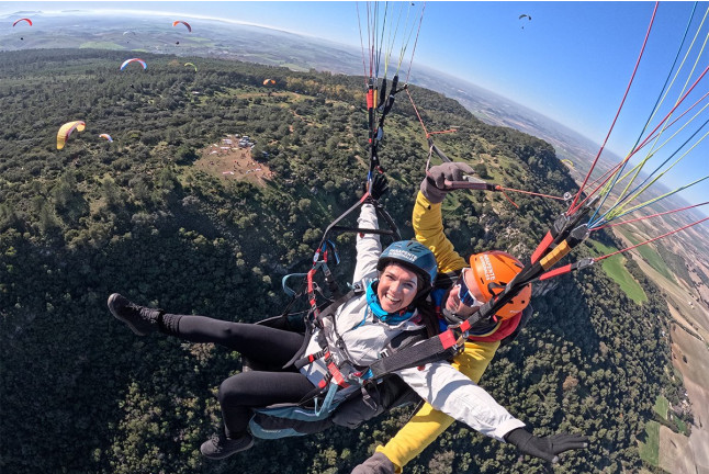 Vuelo Simultáneo en Parapente con Opción a Fotos y Vídeos en HD (Algodonales, Cádiz)