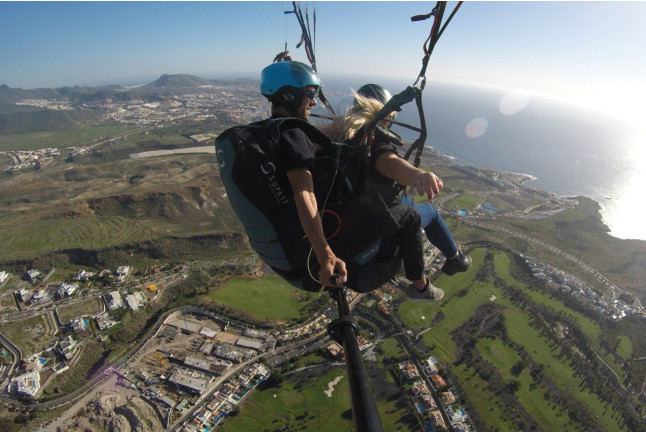 Vuelo Acrobático en Parapente en Taucho o Ifonche (Adeje, Santa Cruz de Tenerife)