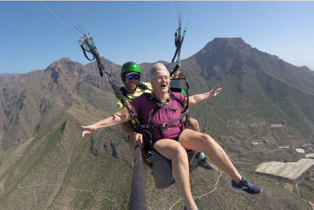Vuelo de Iniciación al Parapente (Las Moraditas - Adeje, Tenerife)
