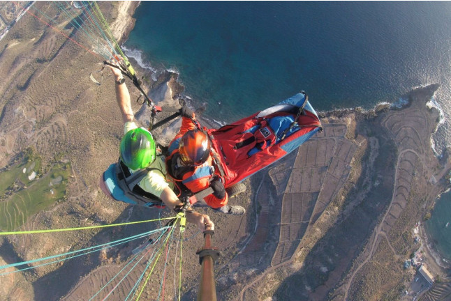 Vuelo de Iniciación al Parapente (Las Moraditas - Adeje, Tenerife)