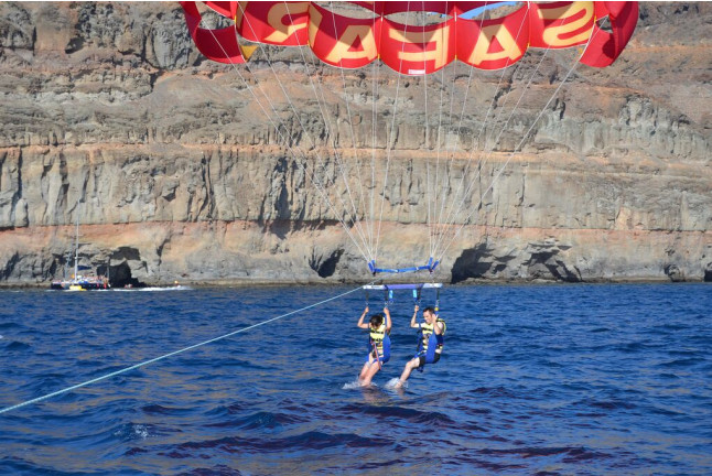 Parasailing en Playa de Taurito, Playa de Mogán y Playa del Inglés (Gran Canaria)