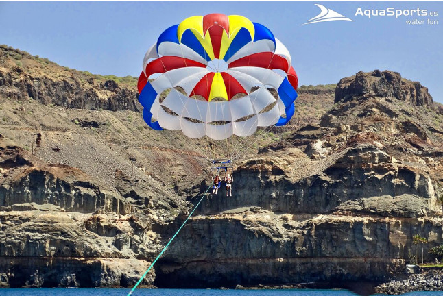 Parasailing en Playa de Taurito, Playa de Mogán y Playa del Inglés (Gran Canaria)