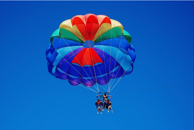 Vuelo en Parasailing desde el Port Fòrum (Barcelona)