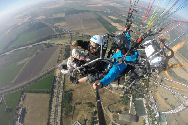 Vuelo en Paratrike con Fotos y Vídeo (Sevilla / Huelva)