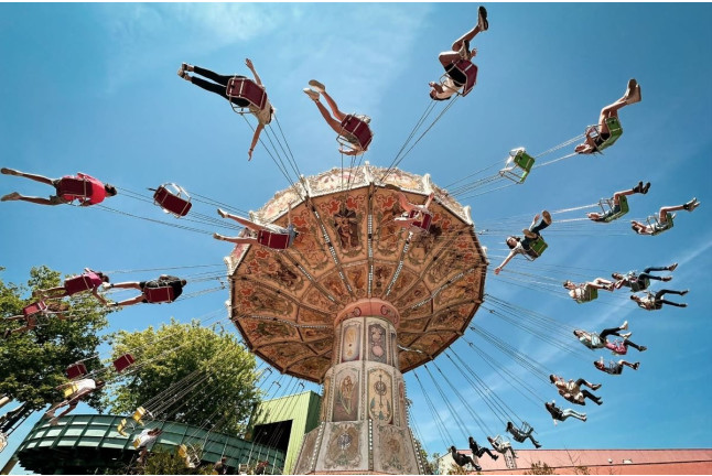 Entrada a Parque Astérix (Plailly, Francia)