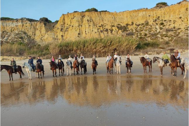 Paseo a Caballo por las playas de Doñana (Mazagón, Huelva)