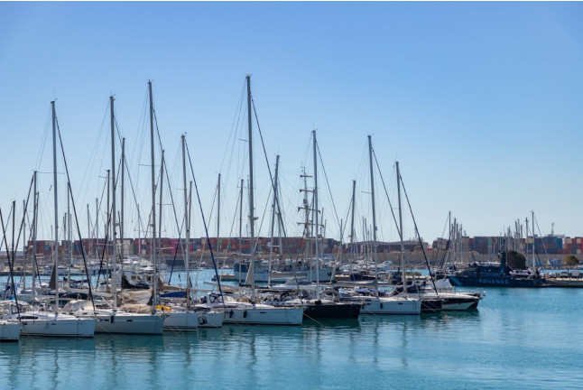Paseo en Catamarán a la Puesta de Sol con Copa de Agua de Valencia (Valencia)
