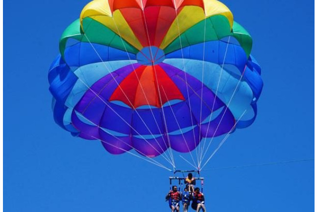 Parasailing en Port Olímpic (Barcelona)