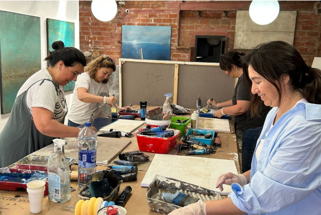 Taller de Pintura Creativa en Pareja (Llabià, Girona)