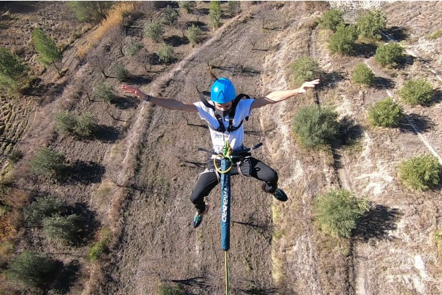 Puenting con Vídeo: Salto de 50 metros (El Mascarat, Alicante)