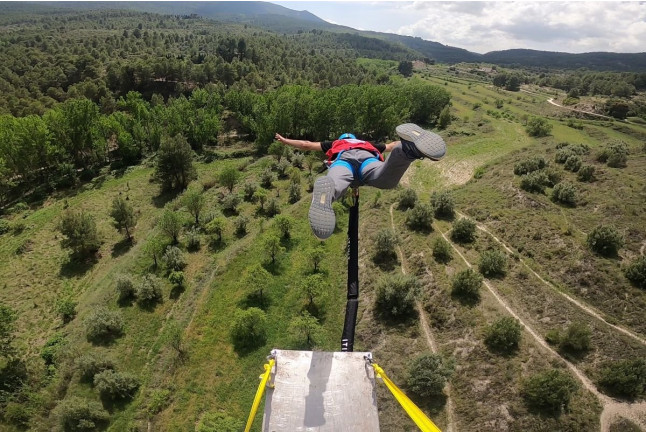 Puenting con Vídeo: Salto de 50 metros (El Mascarat, Alicante)