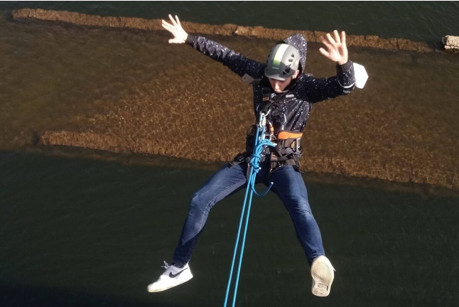 Puenting con Vídeo en Ciudad Rodrigo (Salamanca)