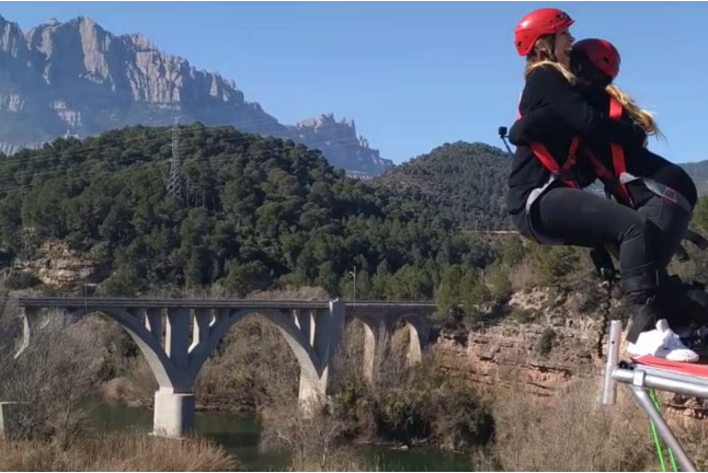 Salto Puenting en Tándem (Monistrol de Montserrat, Barcelona)
