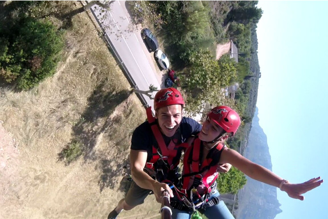 Salto Puenting en Tándem (Monistrol de Montserrat, Barcelona)
