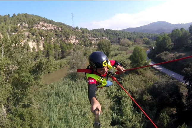 Puenting (Monistrol de Montserrat, Barcelona)
