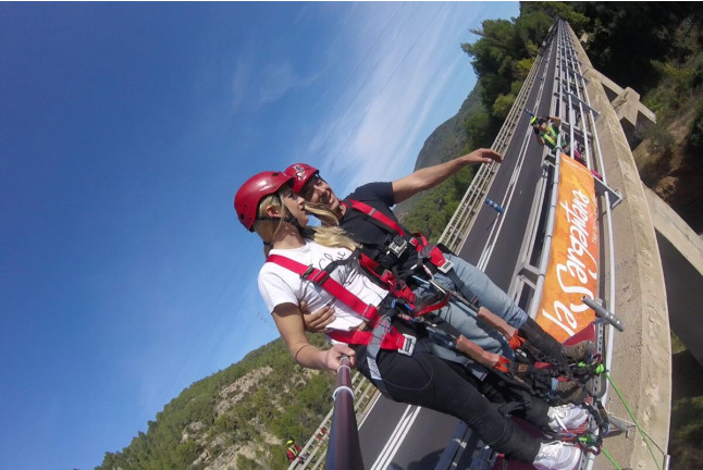 Puenting (Monistrol de Montserrat, Barcelona)