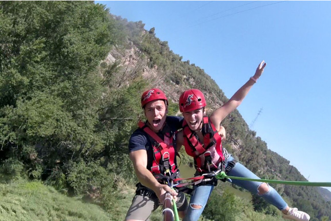 Salto Puenting en Tándem (Monistrol de Montserrat, Barcelona)