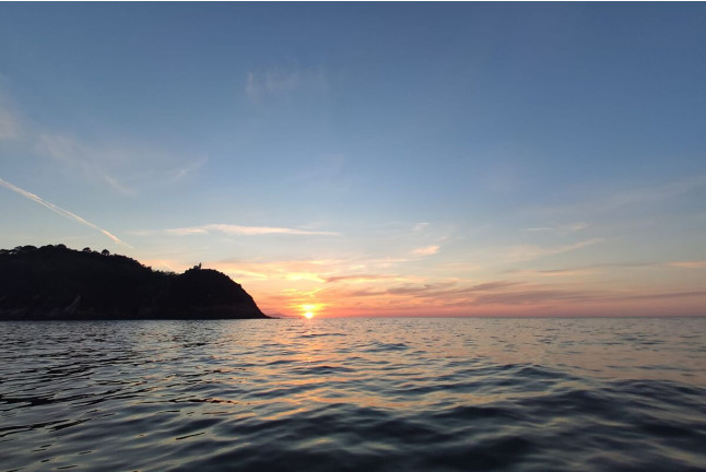 Puesta de Sol en Velero Privado para dos (Getaria, Guipúzcoa)