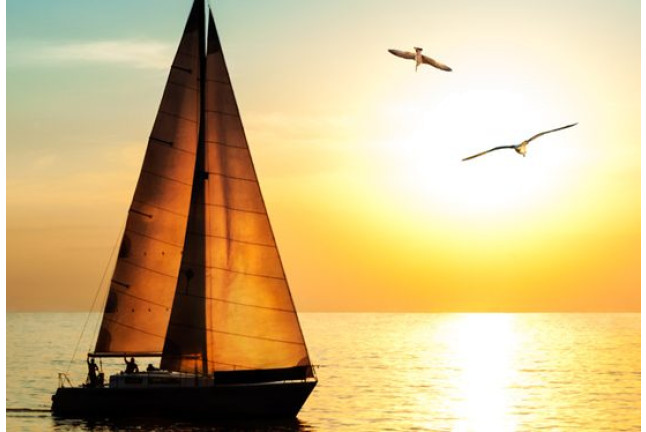 Puesta de Sol y Cena Romántica en Velero (Barcelona)