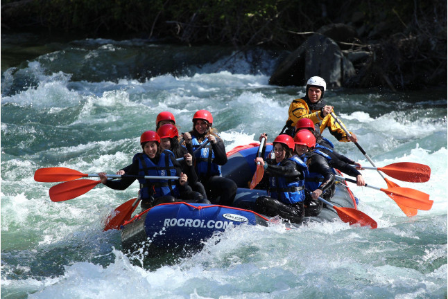 Rafting en el Río Noguera Pallaresa (Llavorsí, Lleida)