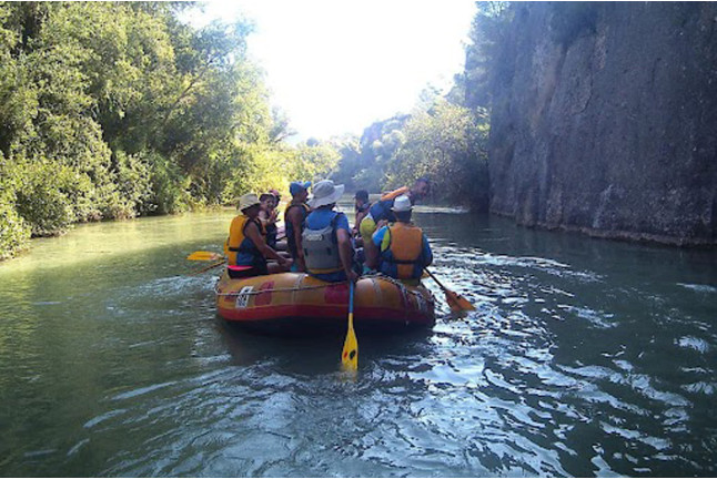 Rafting en el Cañón de Almadenes con Visita a 2 Cuevas: los Monigotes y la Nutria (Calasparra, Murcia)
