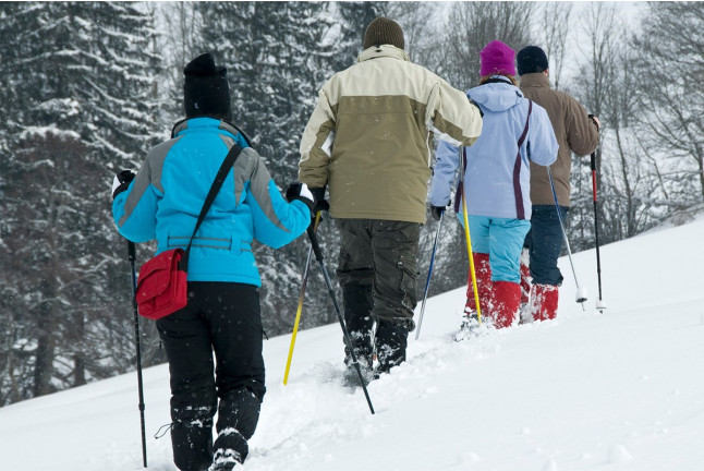 Ruta en Raquetas de Nieve con Fotos para Familias (Huesca)