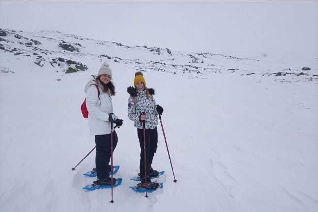 Ruta en Raquetas de Nieve con Fotos en Canchal Negro (Salamanca)