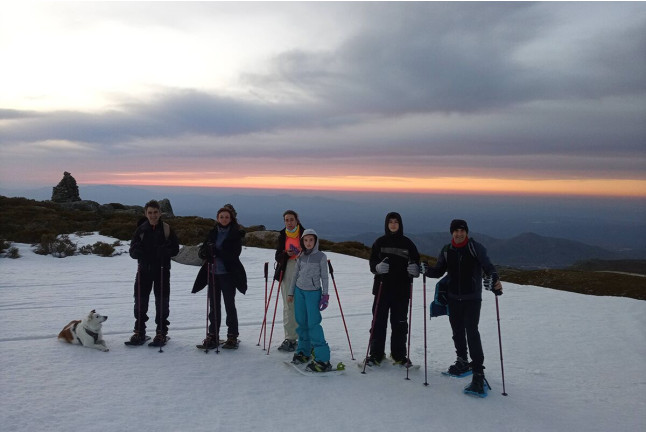 Ruta en Raquetas de Nieve con Fotos en Canchal Negro (Salamanca)