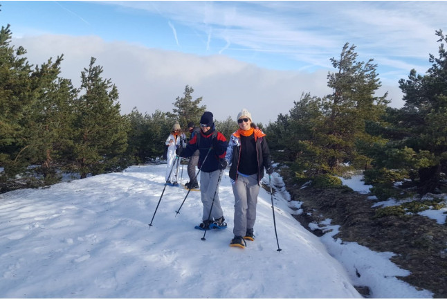 Ruta en Raquetas de Nieve por la Sierra de Madrid (Madrid)