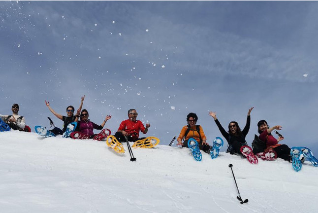 Ruta en Raquetas de Nieve por la Sierra de Madrid (Madrid)