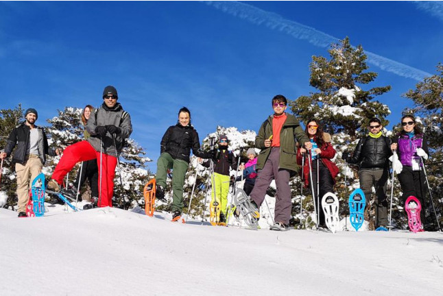 Ruta en Raquetas de Nieve por la Sierra de Madrid (Madrid)