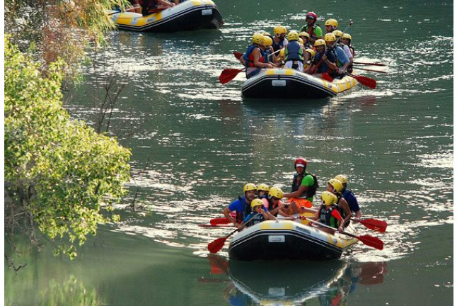 Rafting en el Cañón de Almadenes con Visita a dos Cuevas y Reportaje Fotográfico (Murcia)