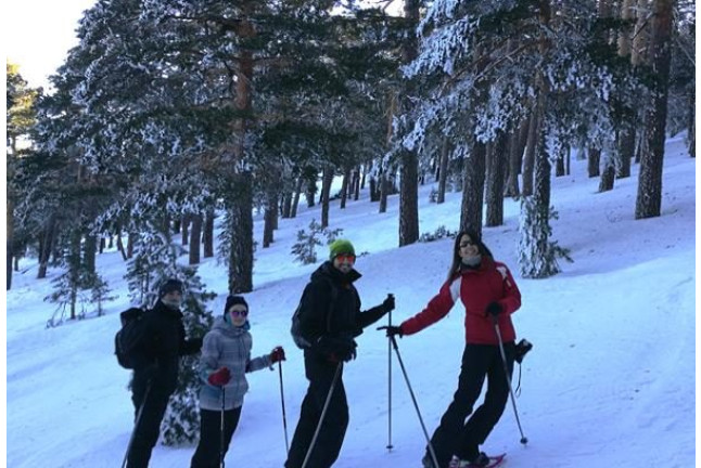 Excursión en Raquetas de Nieve por la Sierra de Guadarrama (Madrid)