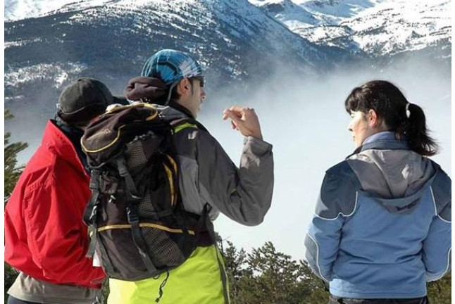 Ruta con Raquetas de Nieve por Santa Inés - Peñas Albas (Soria)