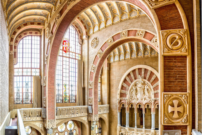 Entrada al Recinte Modernista de Sant Pau (Barcelona)