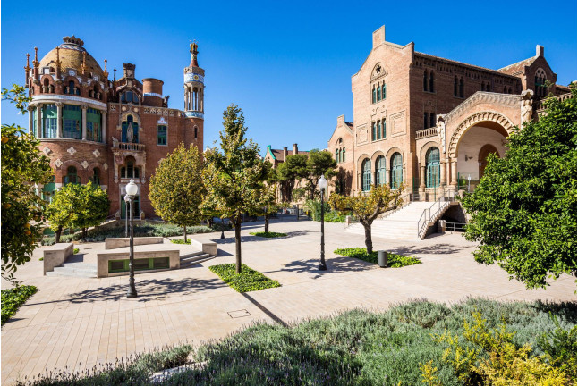 Entrada al Recinte Modernista de Sant Pau (Barcelona)