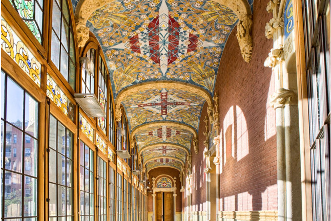 Entrada al Recinte Modernista de Sant Pau (Barcelona)