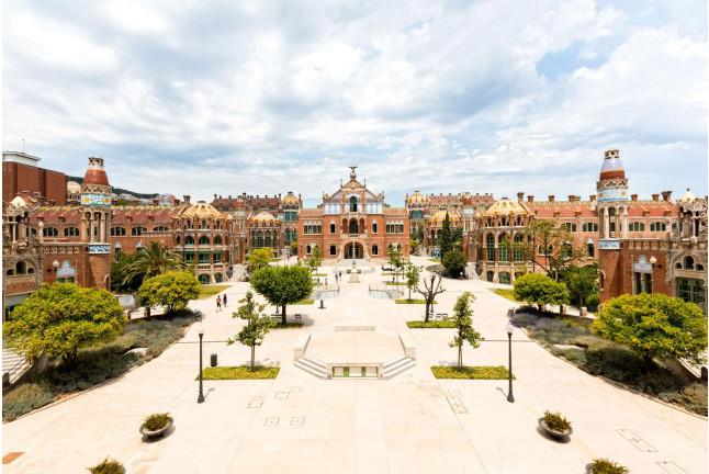 Entrada al Recinte Modernista de Sant Pau (Barcelona)