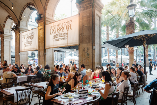 Cena para dos en Restaurante Italiano Rossini (Barcelona)