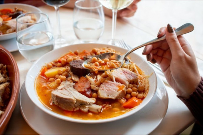 Menú Cocido Madrileño para dos en Restaurante El Café de la Ópera (Madrid)