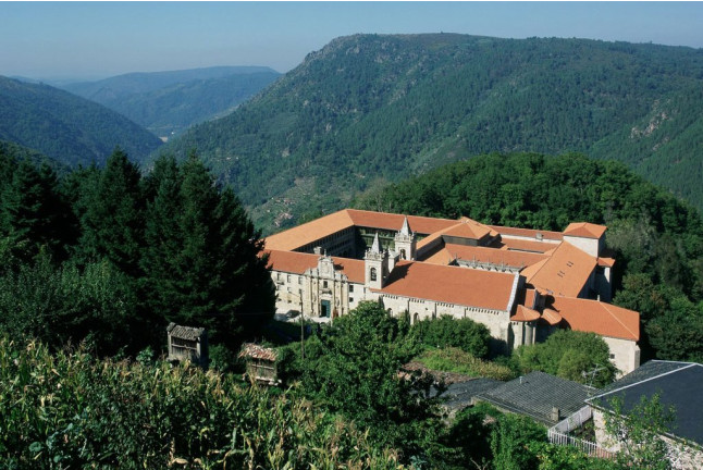 Mesa para dos: Comida o Cena para dos personas en Parador de Santo Estevo (Ourense)