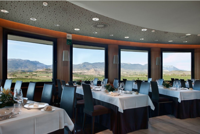Comida en Restaurante Panorámico Vivanco (Briones, La Rioja)